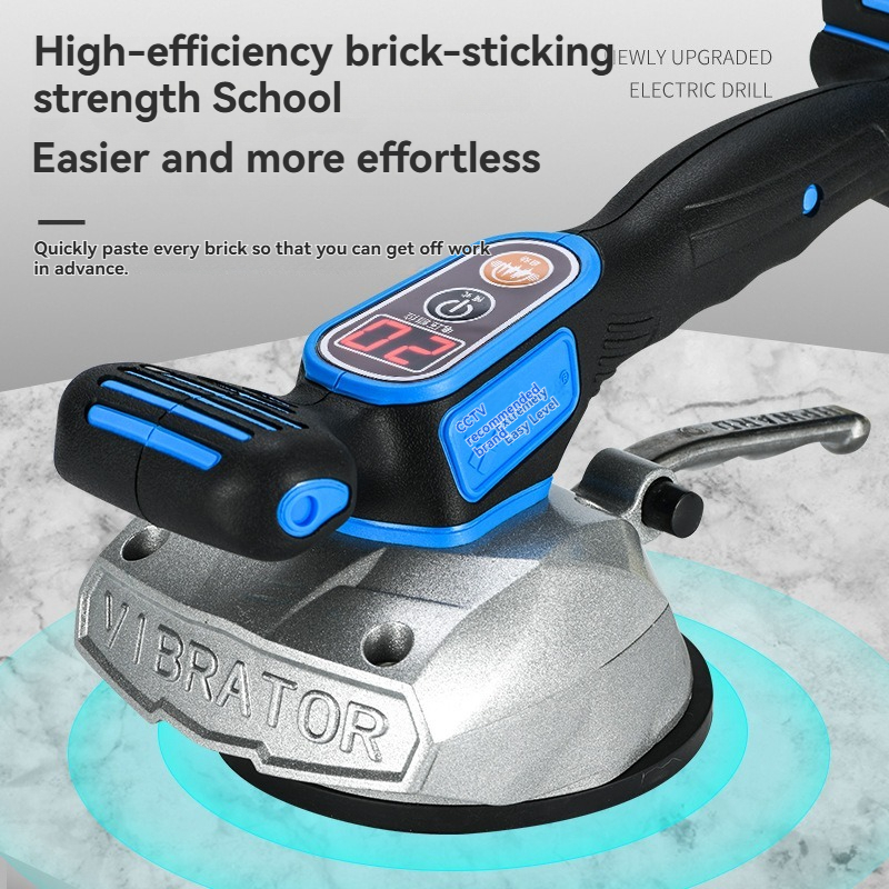 Ceramic Tile Floor - Intelligente Fliesenverlegemaschine: Superleichter, handgeführter Vibrator für
