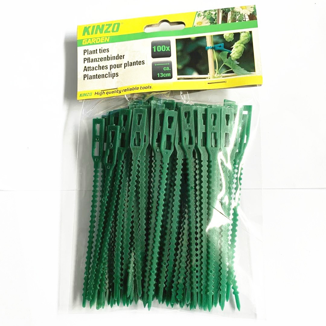 Vine Climbing Plastic - 50 Stück Verstellbare Kunststoff-Pflanzenkabelbinder Wiederverwendbar für