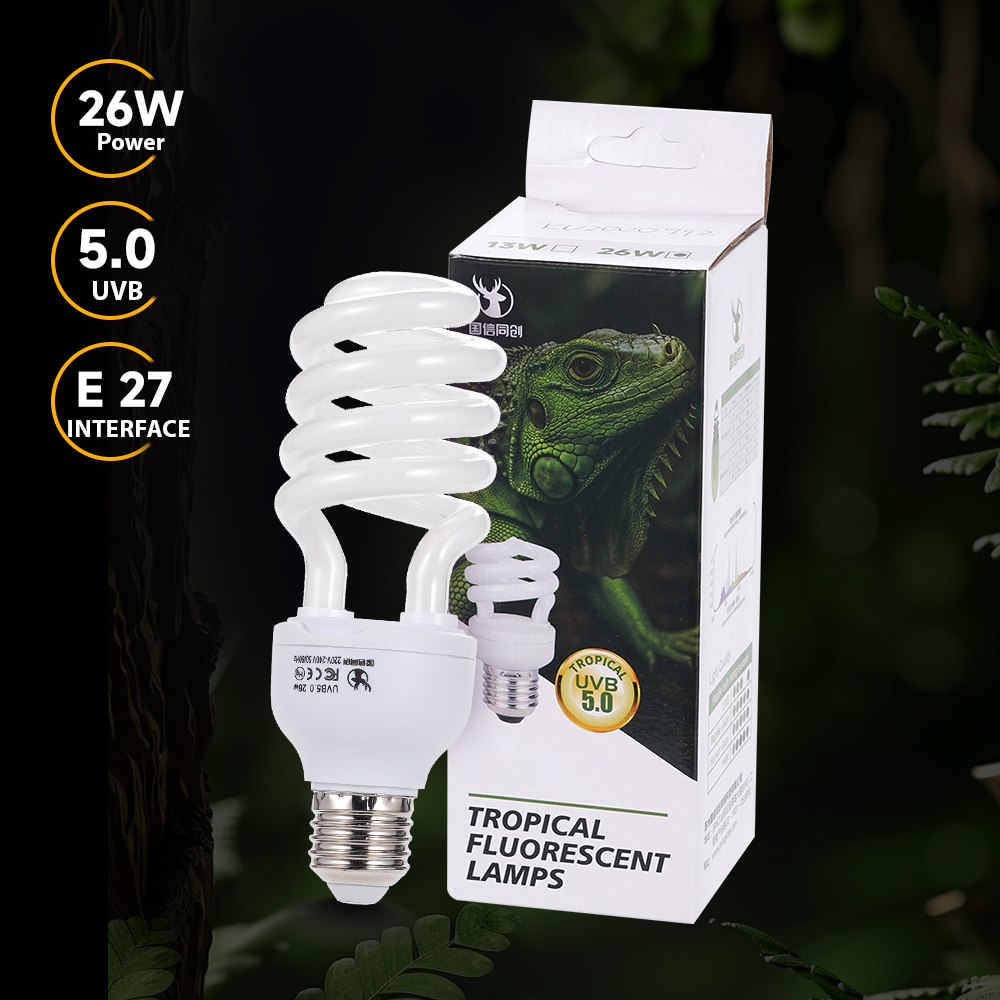 Reptilien-UVB-Glühbirne 26W 5. – Calcium Powder Reptile Bewertung und Preis