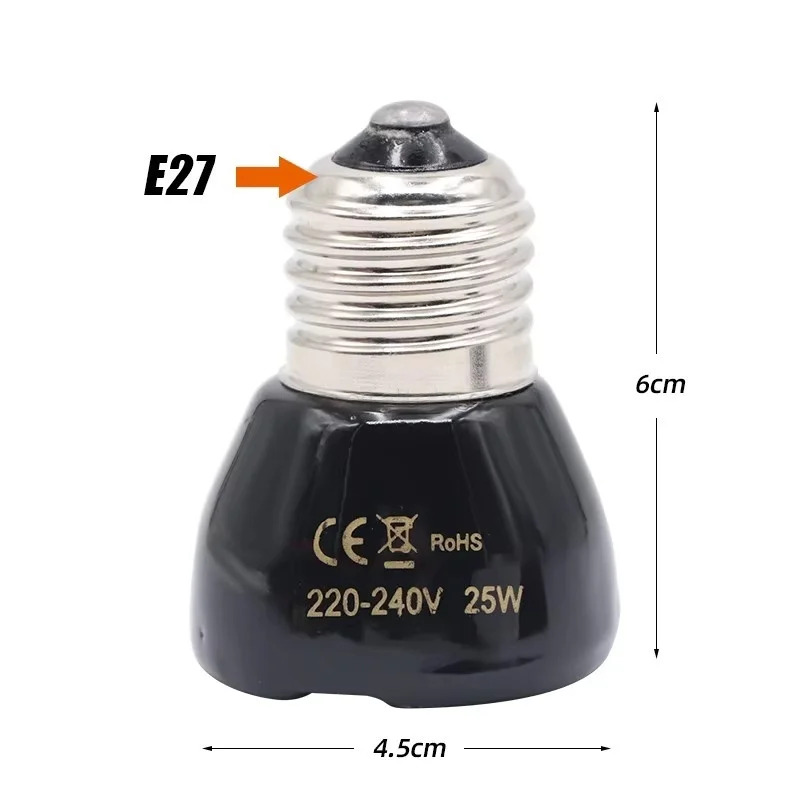 25/50/75/100W E27 Schwarze Inf – Ceramic Heat Emitter Bewertung und Preis