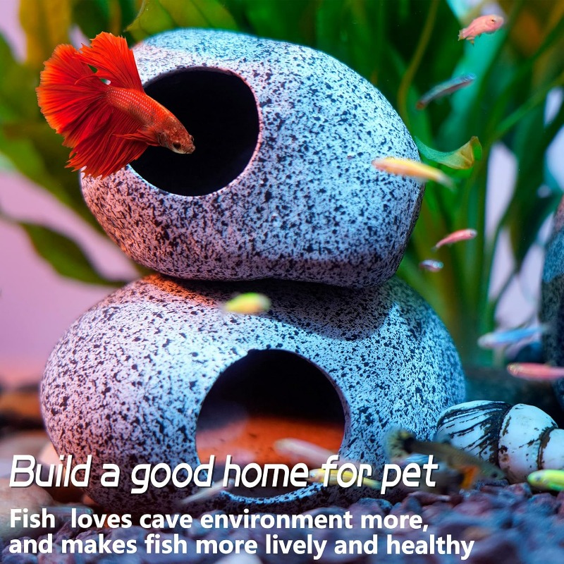 Aquarium-Dekorationen: Höhlen- – Hide Cave Ceramic Bewertung und Preis